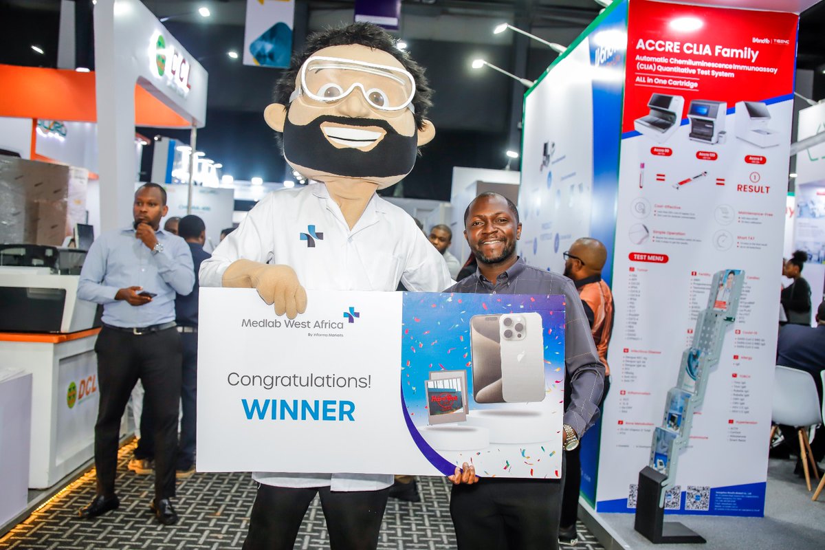 whxlabslagos's tweet photo. We're thrilled to announce the winners of our #MedlabWestAfrica 2024 lunch voucher giveaway! 🏆 Congratulations to all the lucky winners! 🎊 

Stay tuned for more exciting updates and events coming your way.

#MedlabWestAfrica #WestAfrica #Nigeria https://t.co/GUi4dtuSab