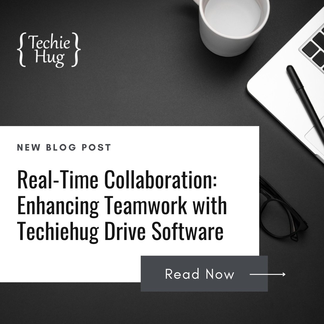 Boost teamwork and productivity with TechieHug's Drive Software! 🚀👥 Dive into our blog to discover how real-time collaboration enhances teamwork. #realtimecollaboration #techiehugblog 

Get the full picture of our blog by exploring techiehug.com/blog/drive-blo…