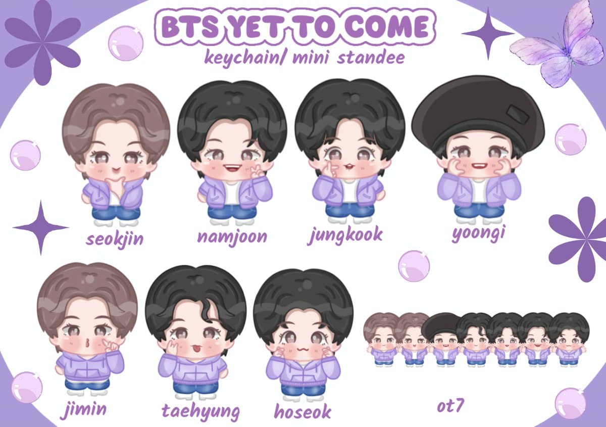 HAI, HELP RT PLEASE🥺🙏

OPEN PRE ORDER KEYCHAIN - KEYCHAIN GEMES BANGTAN

💜 SOWOZOOO VER
💜 DALBANG SCHOLL VER
💜 BANGTAN PRINCE VER
💜 YET TO COME V1 VER

🌟 CLOSE PO 30 APRIL
🌟 EST 10-15 HARI
🌟 DOM JAKBAR