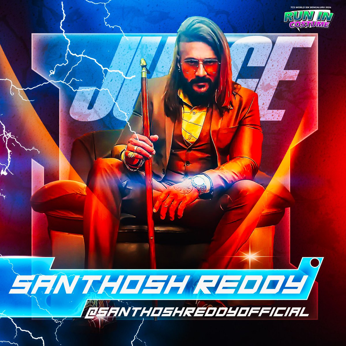 We’re happy to announce Santosh Reddy as our celebrity judge for Run in Costume 2024!🔥 #EndendiguBengaluru