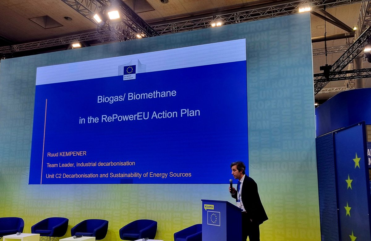 Katarzyna Wolos (@katarzynawolos) on Twitter photo Next at #EUatHM24 and starting now is a talk about role of biogas and #biomethane in the #RePowerEU
Hall 12 at <a href="/hannover_messe/">HANNOVER MESSE</a> #HM24 and online
energy.ec.europa.eu/events/eu-ener… Next at #EUatHM24 and starting now is a talk about role of biogas and #biomethane in the #RePowerEU
Hall 12 at <a href="/hannover_messe/">HANNOVER MESSE</a> #HM24 and online
energy.ec.europa.eu/events/eu-ener…