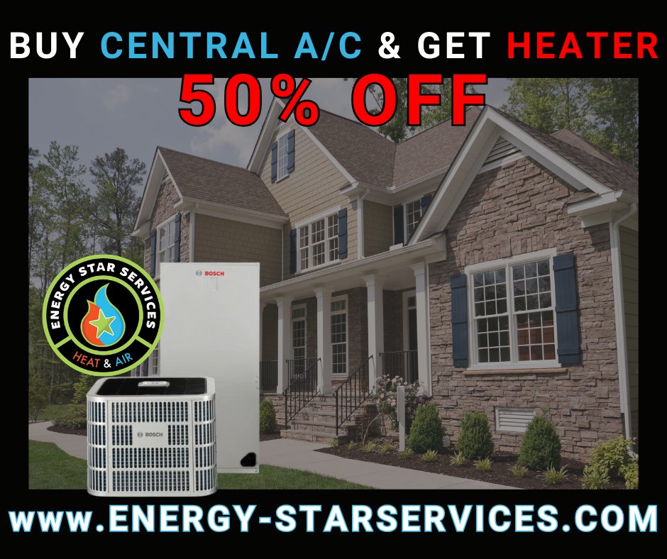 Energy_Star_Svc's tweet photo. Buy Central AC and Get your Home Heater 50% off! Schedule a FREE ESTIMATE. 215-464-4549 • https://t.co/BWtMDfz9Jw #HVAC #Spring #HeatandAC #AC #Comfort #Feasterville #Trevose #huntingdonvalley #montcoPA #buckscountyPA #ESSI #EnergyStarServices #PAhomes #CherryHill #NJhomes #BOGO https://t.co/iiuzSMj4uB