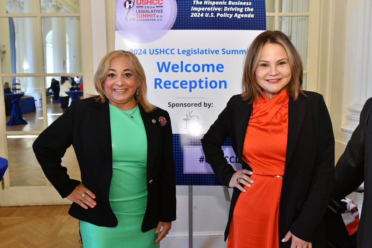 USHCC's tweet photo. Last night was one to remember! ✨ We had the pleasure of hosting our 2024 USHCC Legislative Summit Welcome Reception at the prestigious Organization of American States: Hall of the Americas.
We're back at it today—see you @ReaganITCDC! #UshccLS24 #TMobileBusiness https://t.co/a652eajQ1d