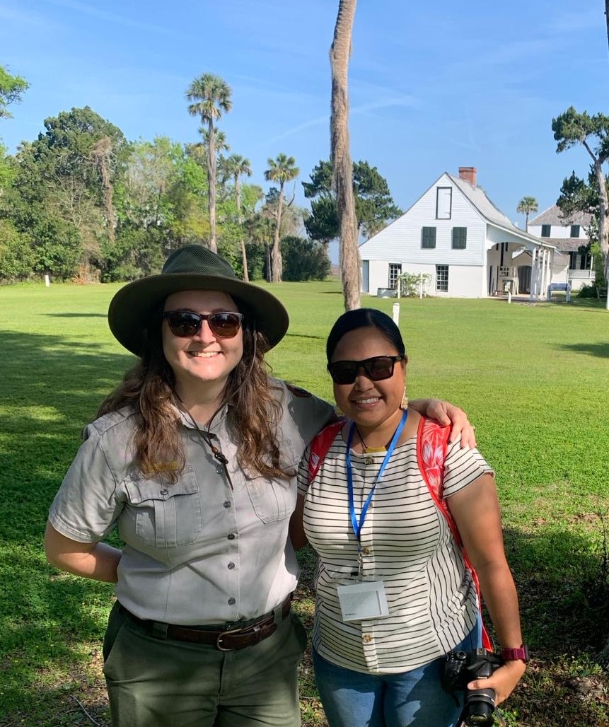 Exploring the Timucuan Preserve in Jacksonville, Florida! During an #IVLP exchange focused on the 'Blue Economy' international participants from the Pacific Islands met with park staff to discuss the importance of monitoring and protecting coastal wetlands. 🌿🌏 #NationalParkWeek