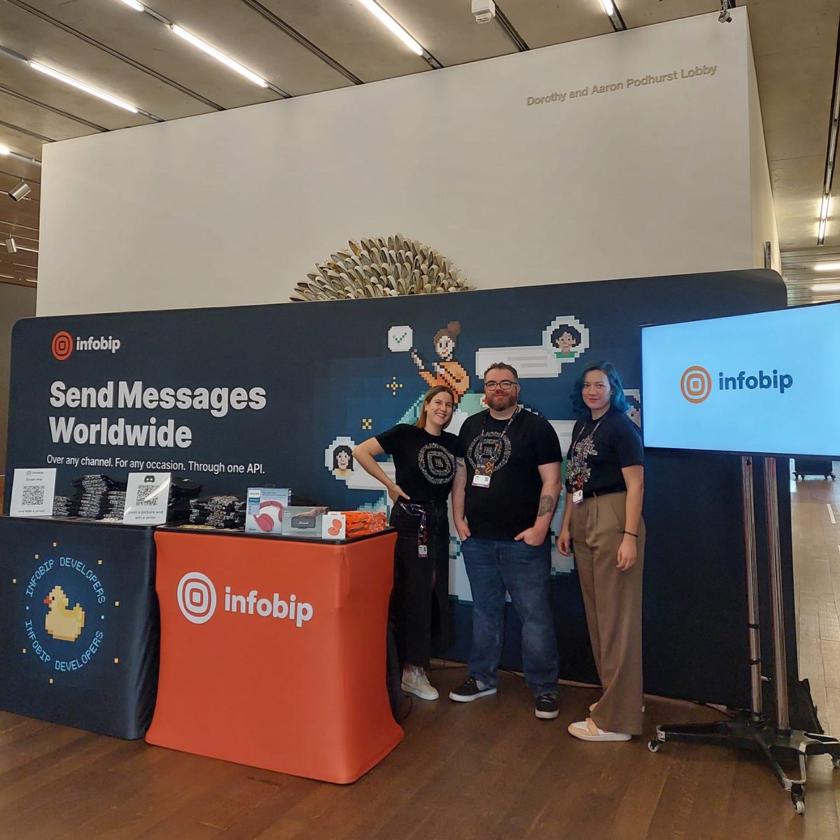 Good morning, Miami 🌞🌴
We're at <a href="/InfobipShift/">Shift</a>, caffeinated and ready to talk about everything <a href="/Infobip/">Infobip</a> 🎯
We have prizes, we have merch - come say hi! #shiftmiami2024