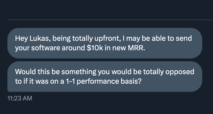 Seriously now, why does everyone think they can add $10k MRR to my business. Is this some kind of Andrew Tate stuff or what?
