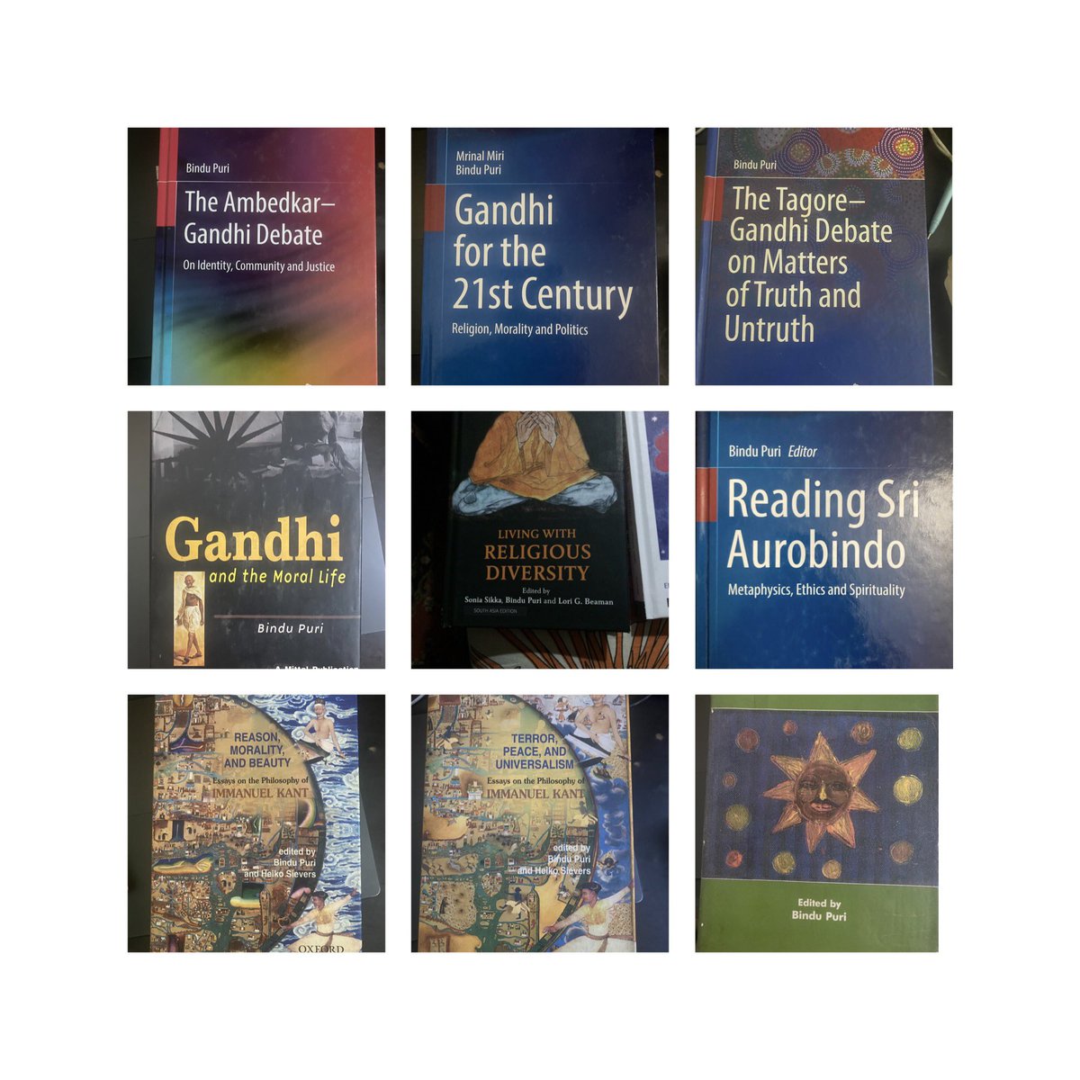 Eight edited volumes three monographs one coauthored book later….the joys of academic life #WorldBookDay #WorldBookandCopyrightDay #BookDay #BooksWorthReading @JNU_official_50 @SpringerPhil @SpringerNature @OUPPhilosophy