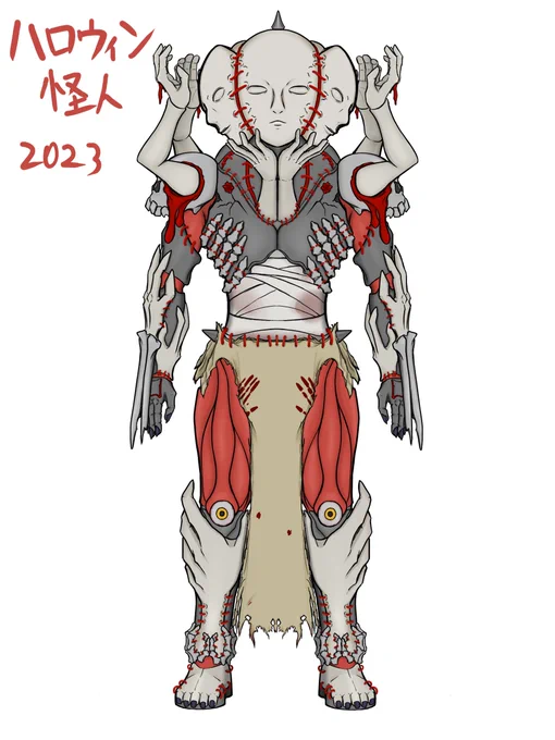 #私はこういう絵師です見た絵師全員参加基本怪人 たまにライダー 