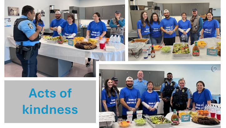 PWCPolice's tweet photo. #ActsOfKindness: Thank you, #LoveChurch, for supplying and serving lunch to the officers in the Central and Western districts this past weekend. We appreciate your kindness and time spent with us! #KindCommunity https://t.co/7dfV5FzZIr