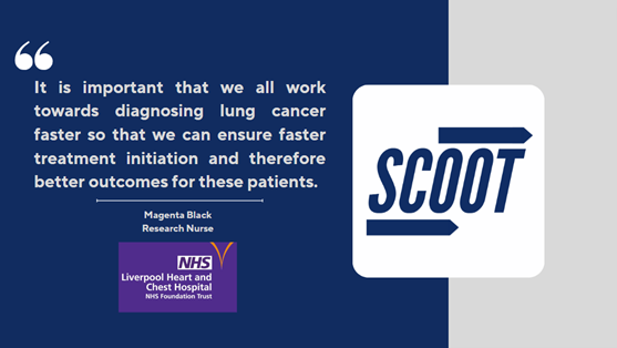 The SCOOT study is aiming to improve early diagnosis of lung cancer. Magenta Black speaks on what this study means to them. Find out more here: oncology.ox.ac.uk/clinical-trial… #earlydetection @LHCHFT @LungHealthCheck @OxfordOncology