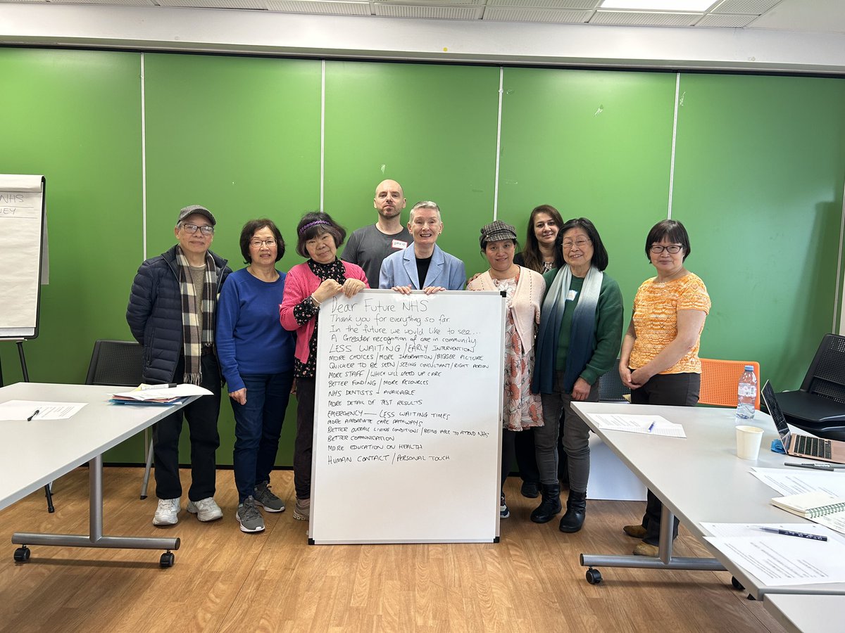 NHSat70's tweet photo. Reflective and creative morning as part of our #ahrc #NHS75 programme of work exploring the past present and future of the NHS with communities in Manchester - facilitated by the brilliant @vineypoet and participants joining from @waiyincws #creativehealth https://t.co/iN7IHO8kb3
