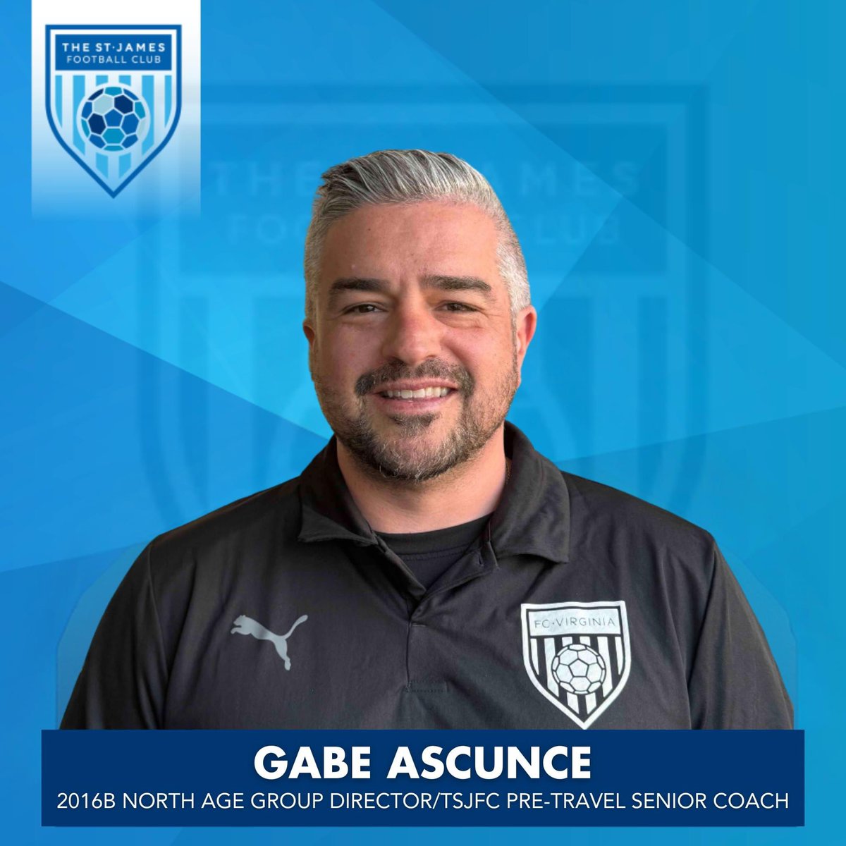 🌟 Exciting Announcement  🌟
We’re thrilled to introduce Gabe Ascunce as the newest addition to our TSJFCV family, stepping into the role of the 2016B North Age Group Director and TSJFC Pre-Travel Senior Coach. We are excited for our future with you on our team!