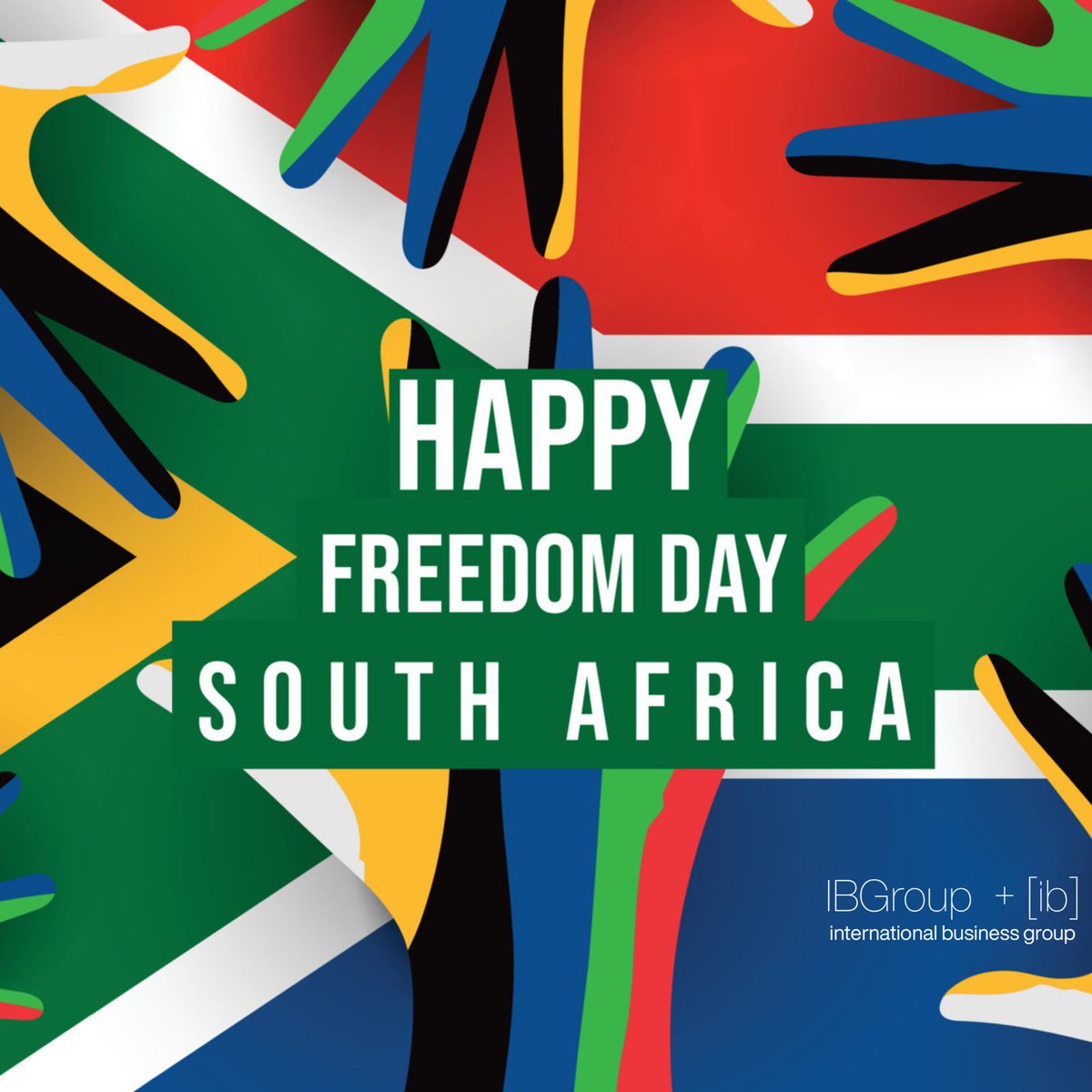 IBGroup_org's tweet photo. Happy Freedom Day, South Africa! 🇿🇦🎉

Celebrate the resilience and spirit of a nation that inspires the world. Join IBGroup in celebrating freedom, unity, and progress.

#FreedomDay #SouthAfrica #IBGroup #unity #freedom https://t.co/SjTFGpEtwX