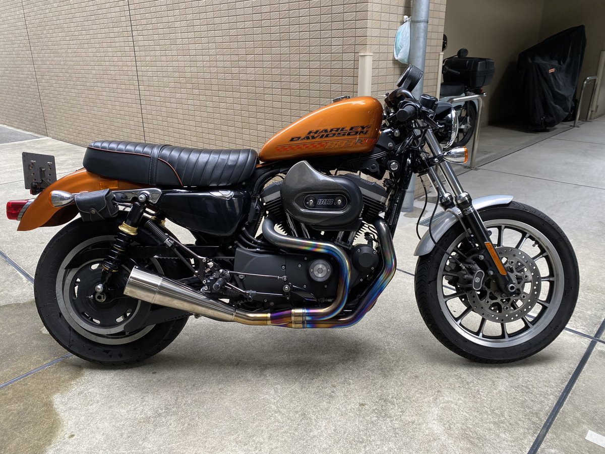 Unbalanceball's tweet photo. #自分のバイクを貼って簡単に紹介しよう
ハーレーなんですよ。一応w https://t.co/Skz5O3FLqX