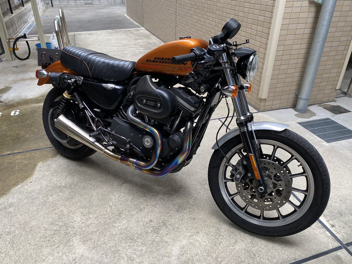 Unbalanceball's tweet photo. #自分のバイクを貼って簡単に紹介しよう
ハーレーなんですよ。一応w https://t.co/Skz5O3FLqX