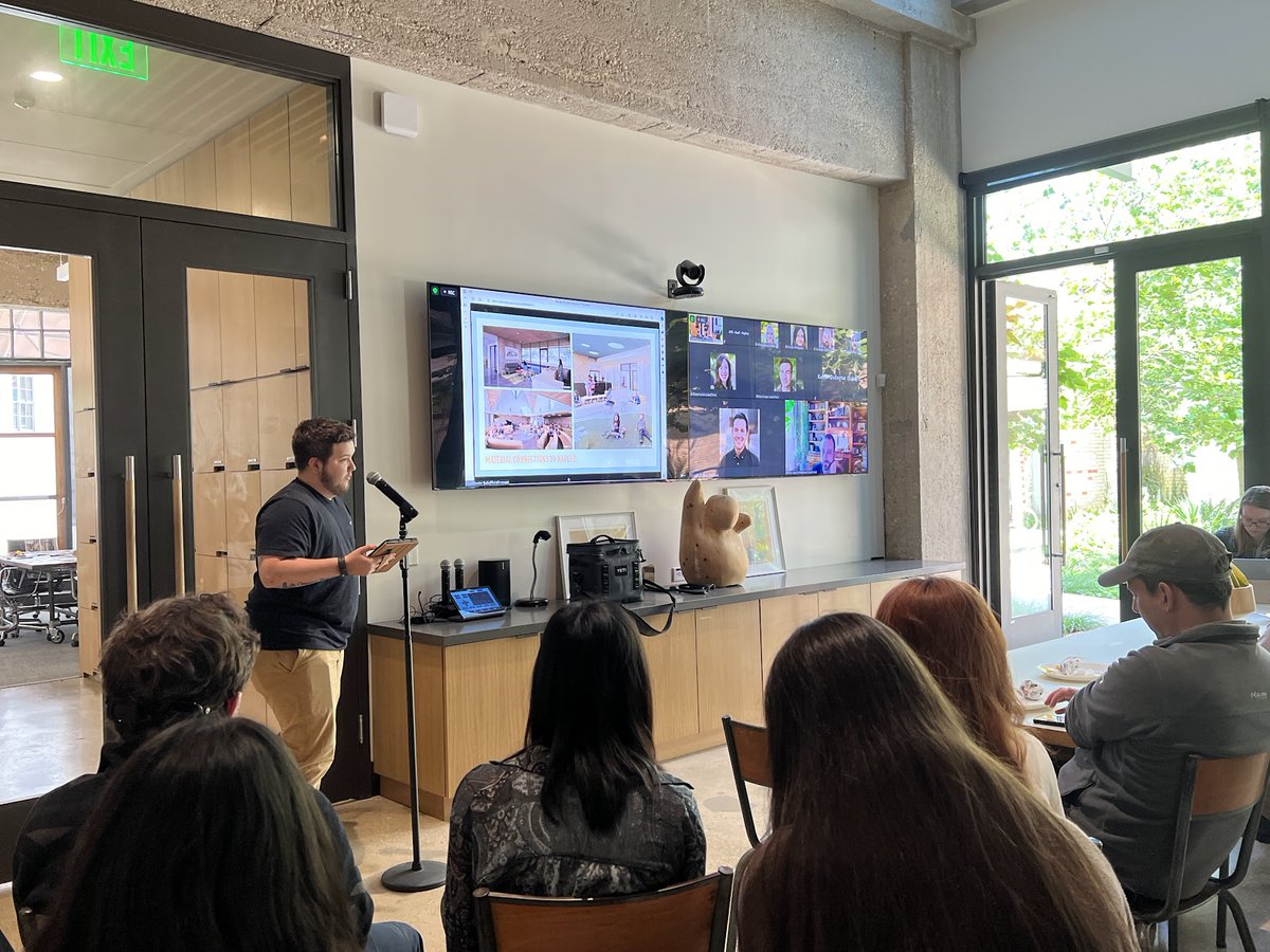 We had a fun Earth Day event during lunch yesterday... a 3|6|9 with guests! We were joined by a group of architecture students from CalPoly! @LakeFlato @CalPoly @AIANational @AIA_COTE