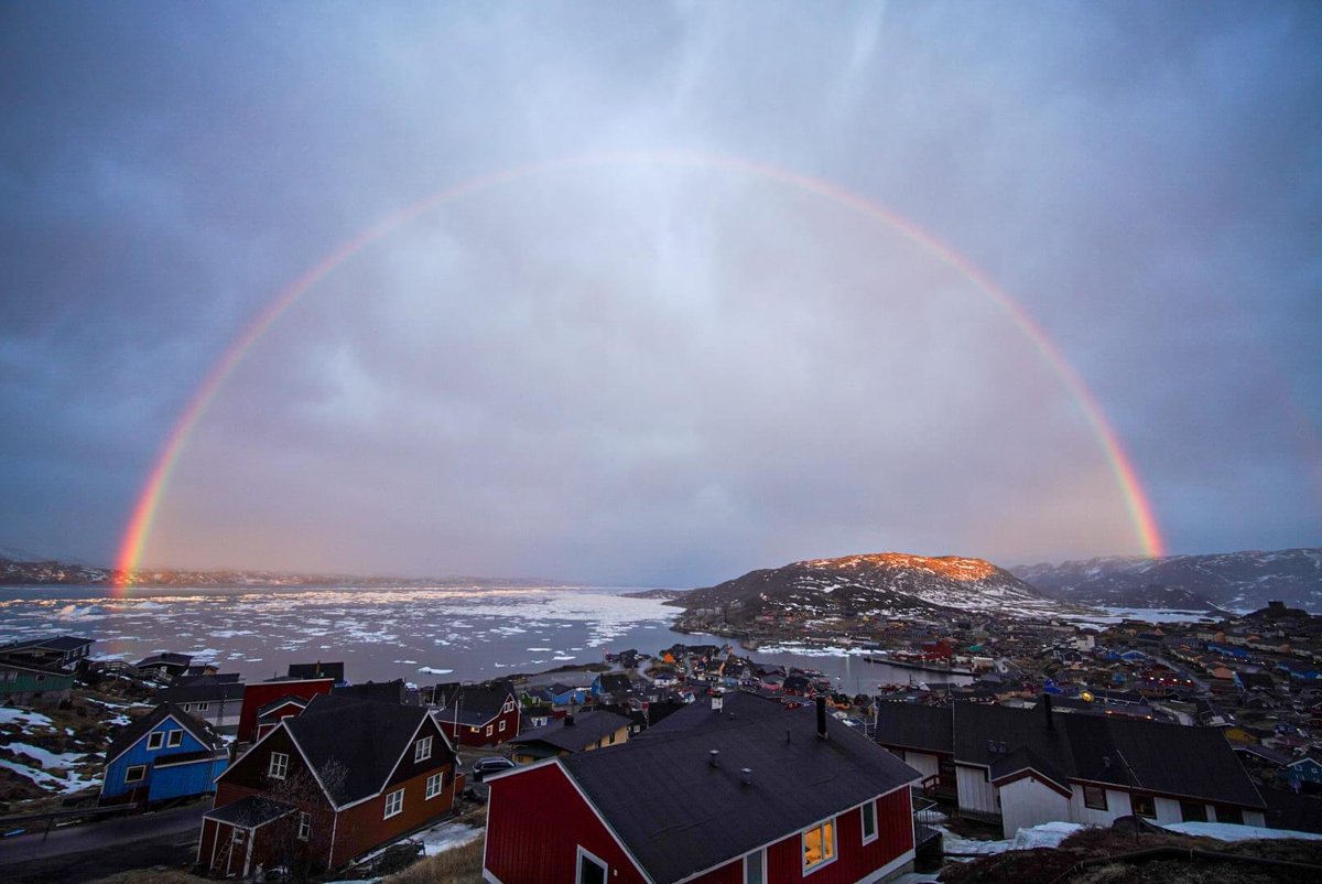 #Qaqortoq south #Greenland 🇬🇱 this morning.
📷: Josefsen10foto.