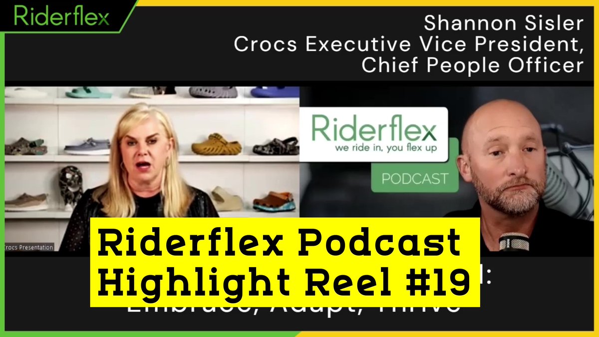 Riderflex Podcast Highlight Reel #19 | The Riderflex Podcast
youtu.be/FMxvMtUsVu4
#RiderflexPodcast #RecruitmentInnovation #AIinRecruitment #BusinessStrategy #Entrepreneurship #EthicalBusiness #PlantBreeding #LeadershipInsights #SteveUrban #CareerAdvice