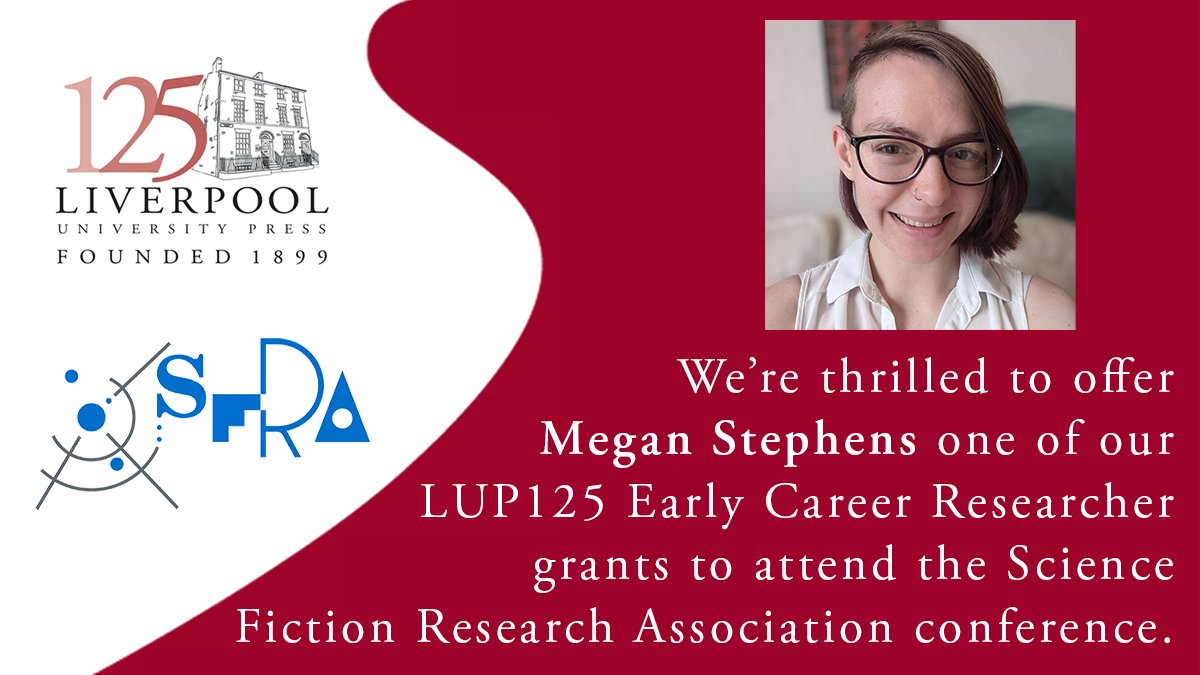 Megan Stephens (@marksonthepage) has been selected to receive our #LUP125 Early Career Researcher grant to support attendance at the @sfranews conference next month. 
We'll be sharing a full recap of all grant recipients at the end of our anniversary year. Congratulations, Megan!