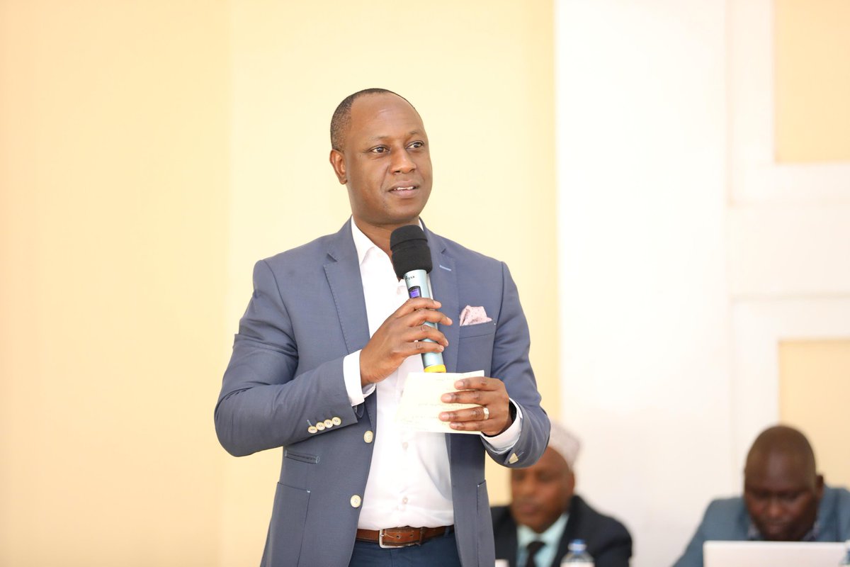 jmueke's tweet photo. I joined Kitui County Commissioner, officials from the County and National Governments’ Ministry of Agriculture and Livestock, along with other stakeholders and farmers for the launch of the De-Risking Inclusion and Value Enhancement (DRIVE) Project in Kitui today.

I urged the participants to take advantage of the insurance package being offered as part of concerted efforts to mitigate drought.

The project aims to enhance livestock commercialization, assisting farmers in rearing the right breeds while the government provides a market for livestock and livestock products.

This presents an opportunity to create much-needed jobs for Kenyans.