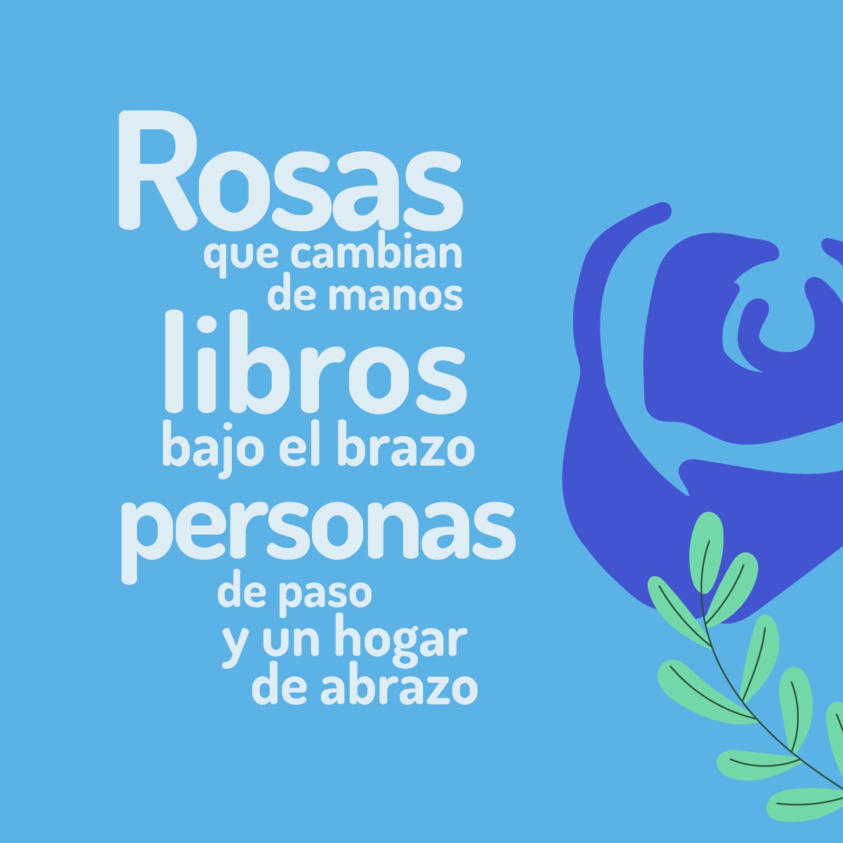 Feliç diada de Sant Jordi! 🌹💙

Ens veiem ara en la Rambla del Raval amb la nostra paradeta de Sant Jordi.

@Totraval #SantJordi #DíaDelLibro #RefugeesWelcome #CulturadeBienvendia #CulturadeBenvinguda