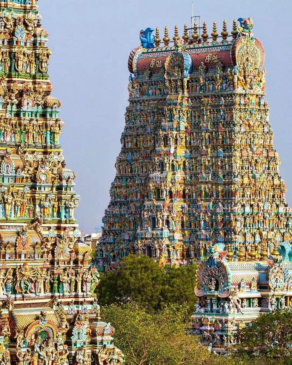 📍Minakshi Temple Madurai #Tamilnadu, #India ❤️
.
#VisitIndia #IndiaTourism #Travel  #Architecture #IncredibleIndia 🇮🇳