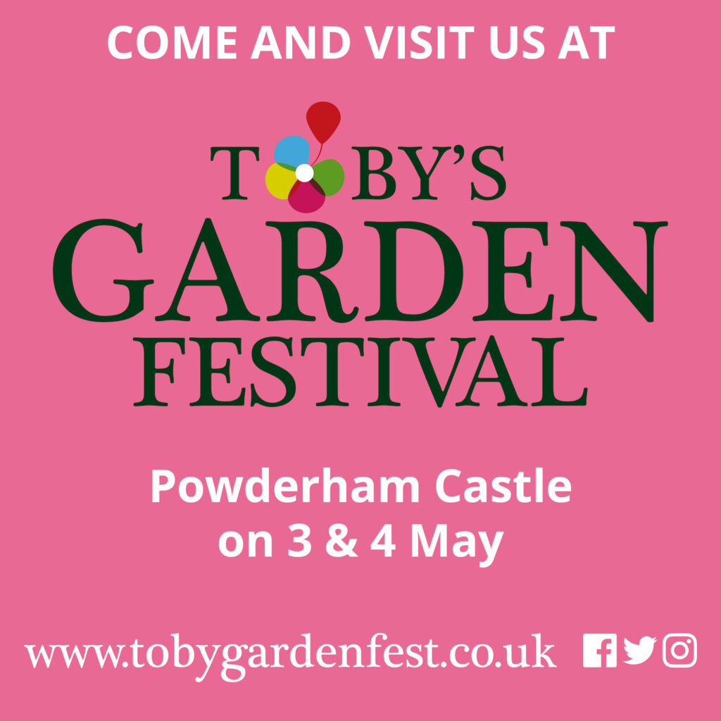 Where else would we be? Pop by and sample the stories in each of our drinks 🍸 ⁦@tobygardenfest⁩ ⁦@powderhamcastle⁩ #VisitDevon