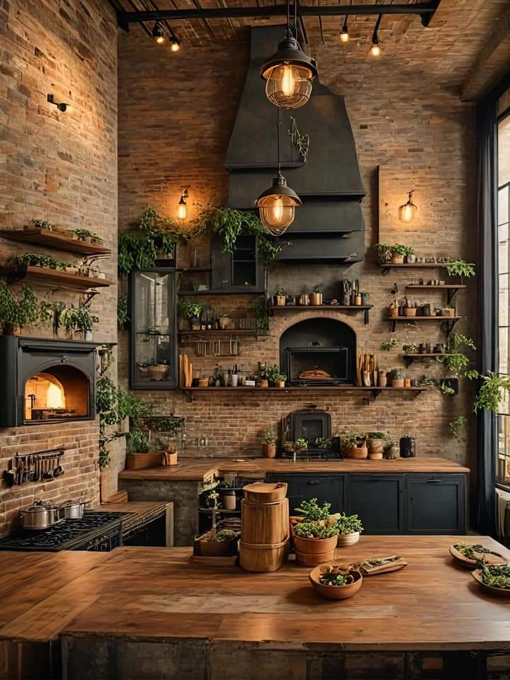 #interiordesignideas #kitchendesign #rusticdecor