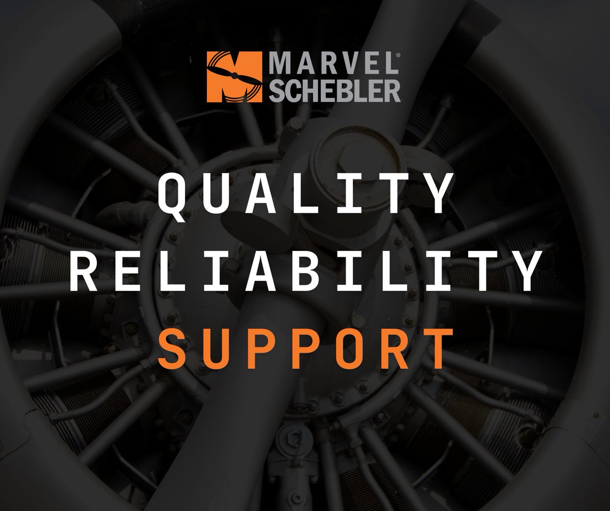 Our commitment to excellence means we provide the aviation industry with cost effective products of the highest quality and performance and unmatched customer service.

#MarvelSchebler #support #performance #generalaviation