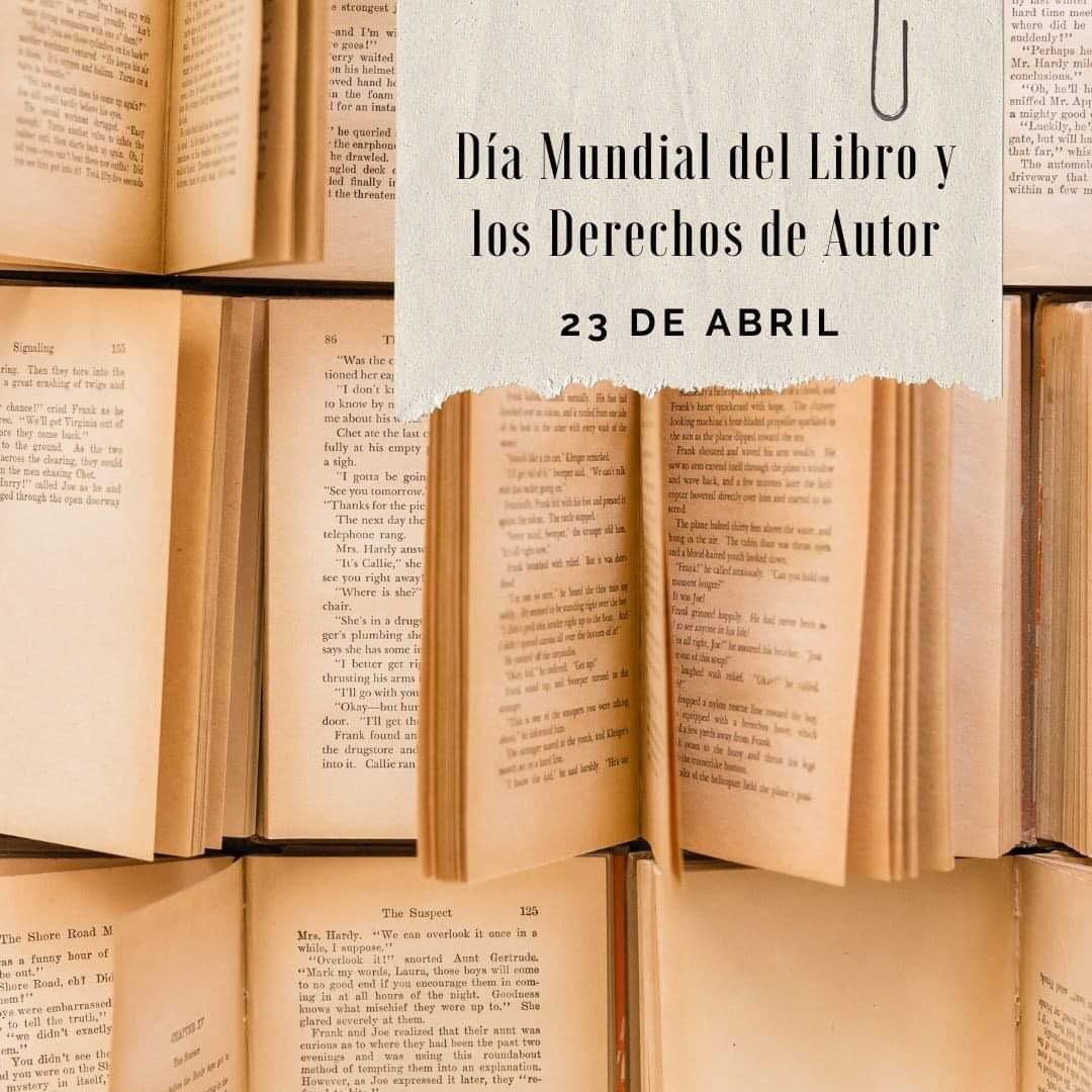 📚 El Día Mundial del Libro y del Derecho de Autor es una celebración para promover el disfrute de los libros y de la lectura. #FelizMartesATodos #DeZurdaTeam 🐘