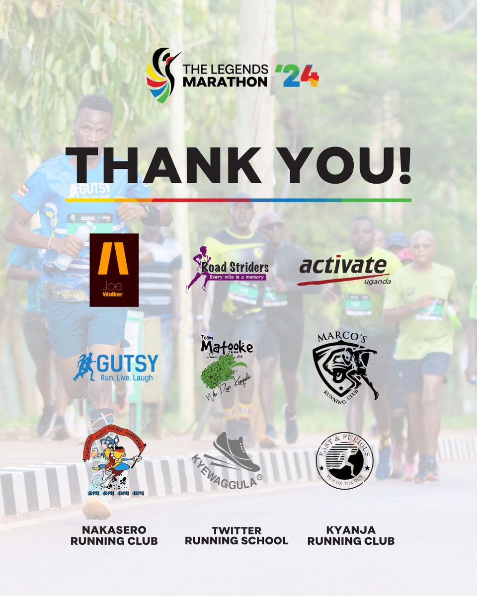 Thank you our Running Community @LegendzMarathon