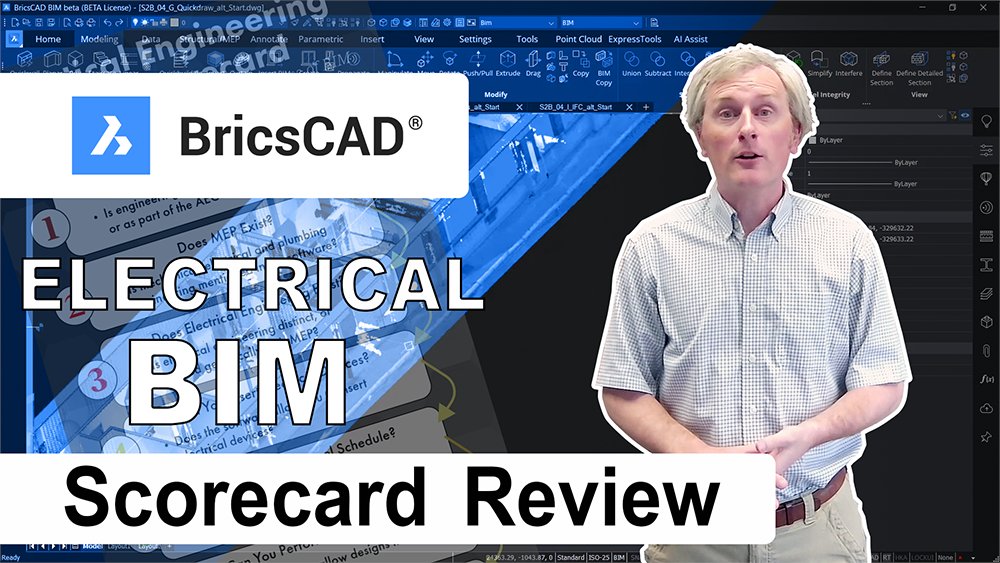 designmasterbiz's tweet image. Check out our latest Electrical Engineering BIM Scorecard review of BricsCAD BIM and see how it ranks on a 10-feature scale for electrical engineers. youtu.be/t6hDU7TDmic

#Electricalengineering #BIMSoftware #BIM #advancedelectricaldesign #BricsCAD #Bricsys
