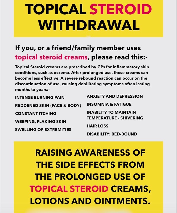 CdawnArt's tweet photo. Topical Steroid Addiction and Withdrawal Awareness - please read... #TSW #ITSAN @ITSANnonprofit @topicaldebate @ShoooTsw #behaviouralpharmacology https://t.co/oU18JQOeaB