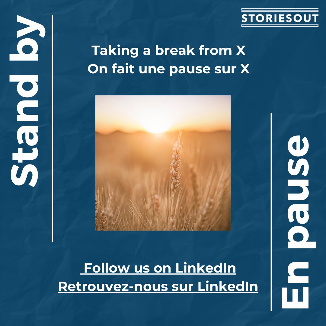 After some great adventures on X, thanks to our followers, we're putting our account on hold for strategic reasons.
A goodbye is always a chance to meet again (C. Dumont)
Visit us on LinkedIn: linkedin.com/company/storie…