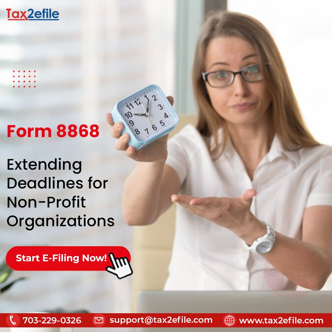 Attention all non-profit organizations! 📣 It's time to file for Form 8868 and extend your tax #deadlines. 💰 Don't stress about missing the original due date, let #Tax2efile help you stay organized and compliant. 🙌

Check our recent blog 👇

blog.tax2efile.com/form-8868exten…