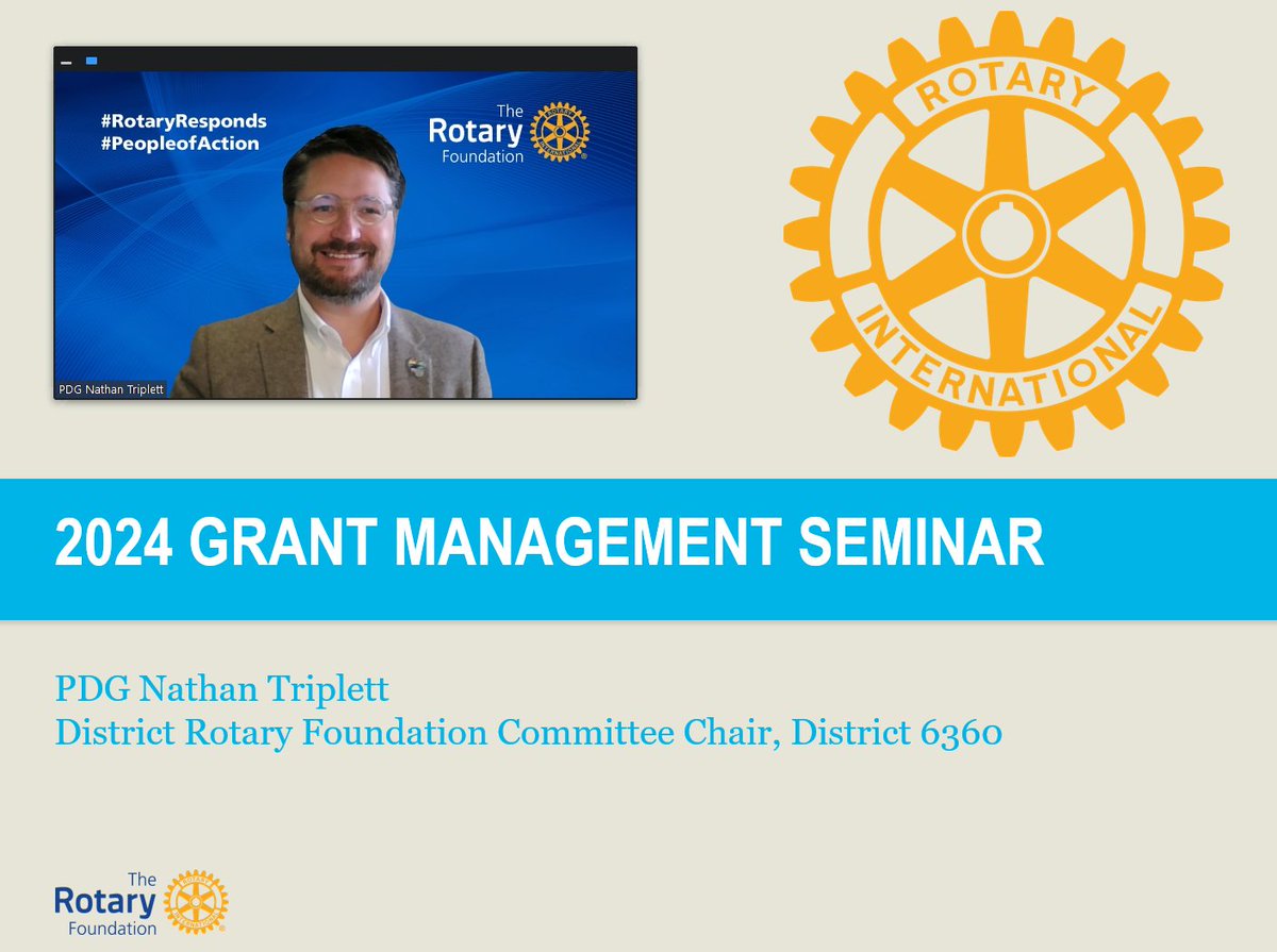 Trained another 40 Rotarians from across 15 counties in southeastern Michigan at last night's Grant Management Seminar for The Rotary Foundation and District 6360. One more GMS to go! #ServiceAboveSelf