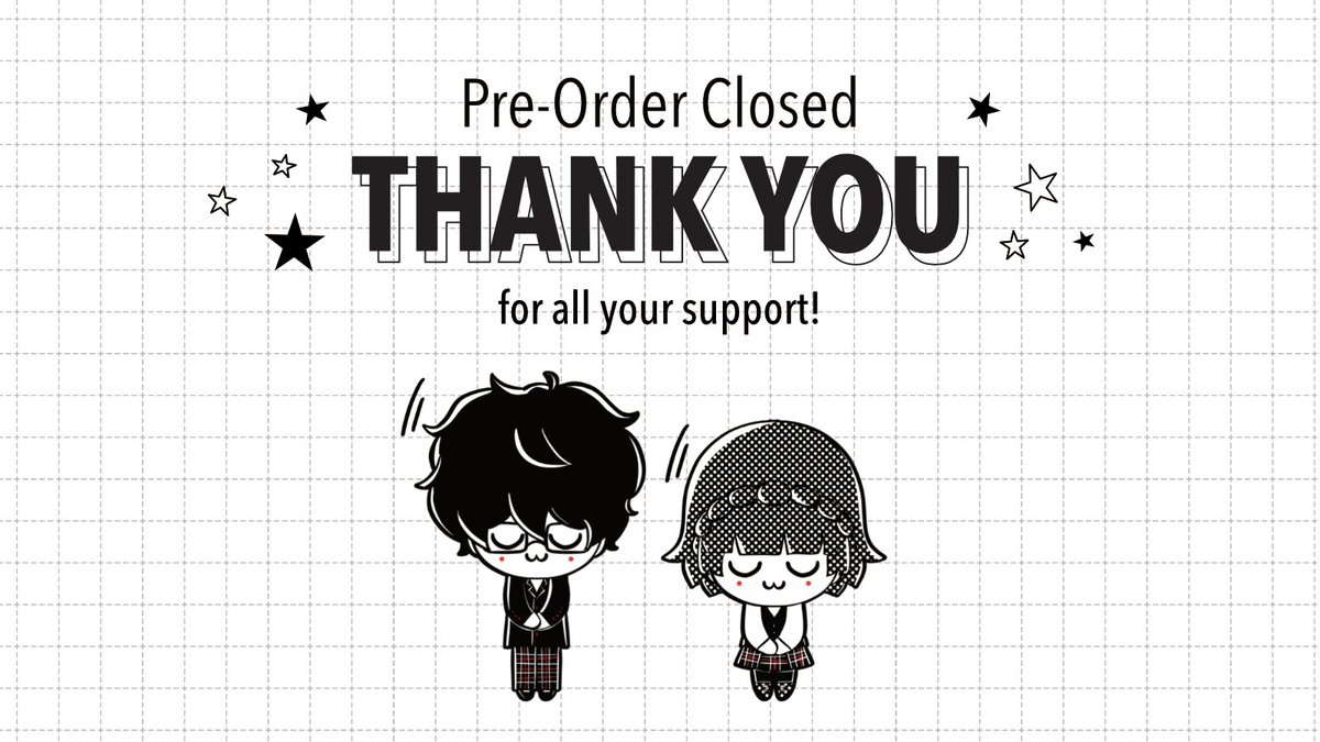 Pre-Order Closed! Thank you so much for all the support! It will take a few days to process the orders, and then to the production process. I will keep you posted on the update! If you have any questions or concerns, feel free to reach out via DM or email me