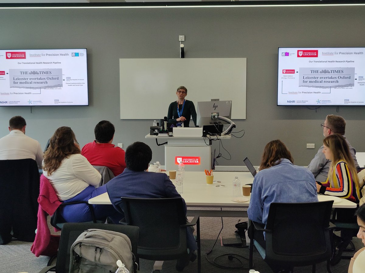 Dr Lynne Howells, Operations Manager for the @IPH_UK speaks to @InvestmentNSW innovators on translating #health #research into adoption