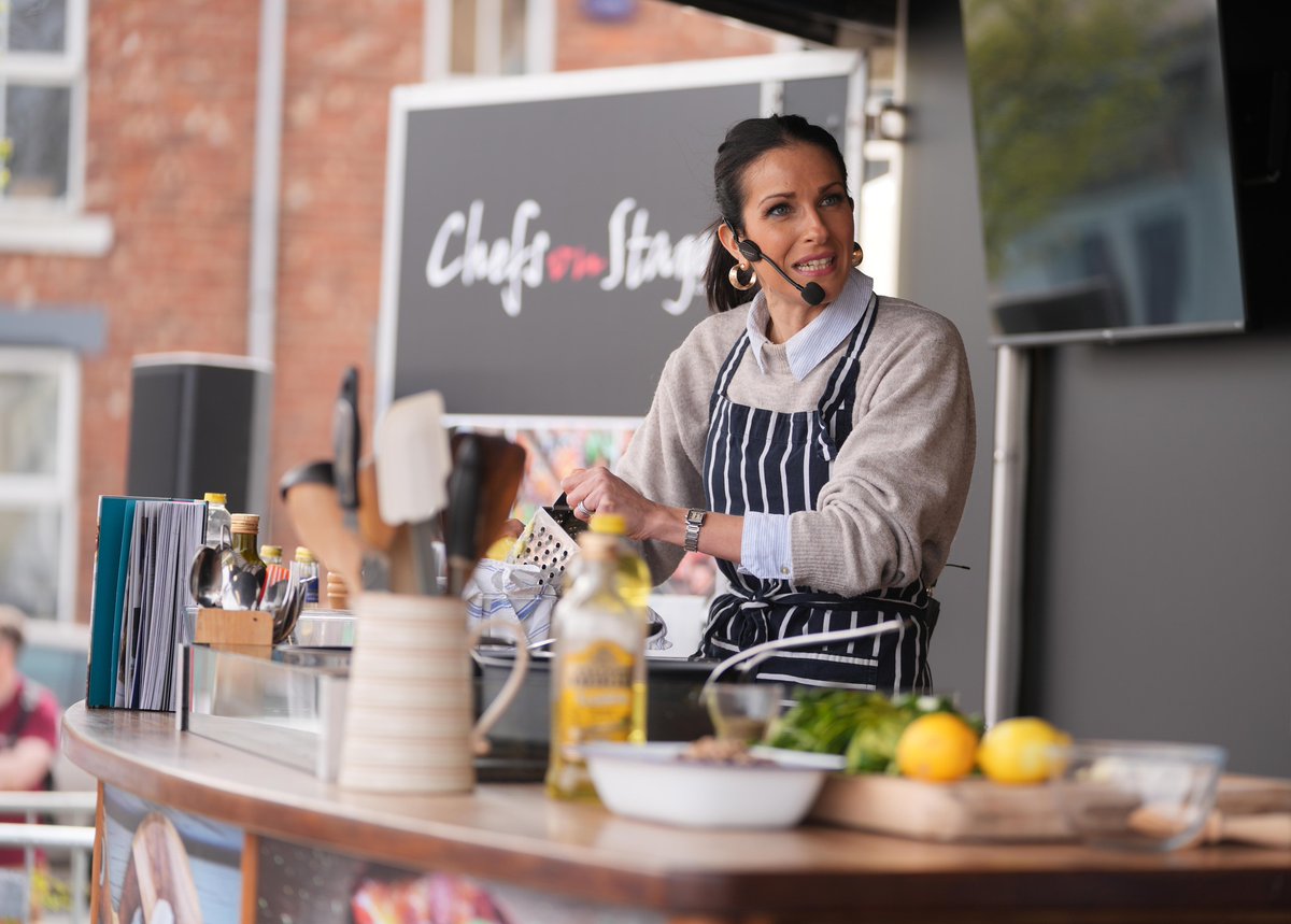 BishFoodFest's tweet photo. We had a fantastic time at our cookery theatre across both days of the festival hosted by the hilarious Chris Bavin

A big thank you to BOSH TV, Marcus Bean, Dan Hunter, Meliz Berg, Matt Tebbutt, Cyrus Todiwala and Chris 👏 https://t.co/9l0JtXq1sr