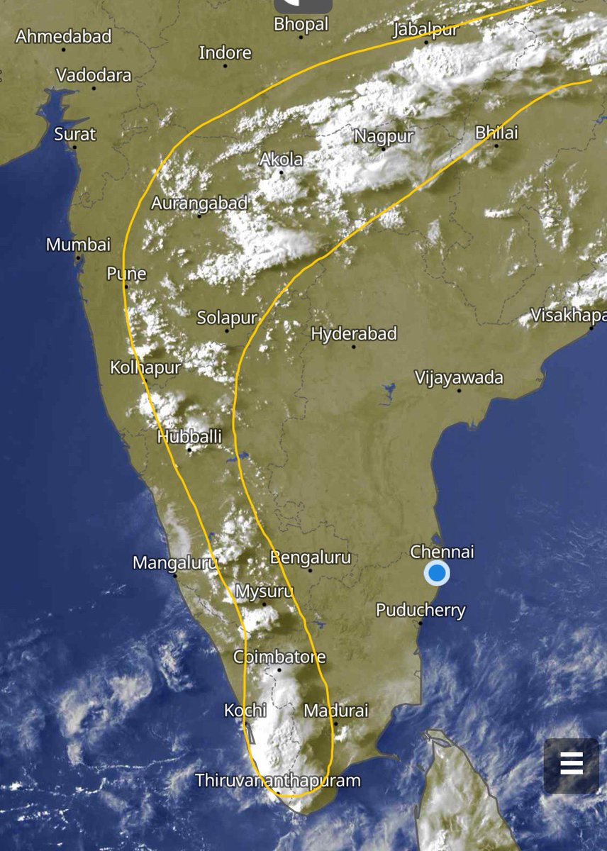 Nowcast 6PM 23.04.2024
Intense Thunderstorms over western Ghats and South Kerala. Isolated Thunderstorms over Malenadu and central India. #Thunderstorms #Keralarains #karnatakarains