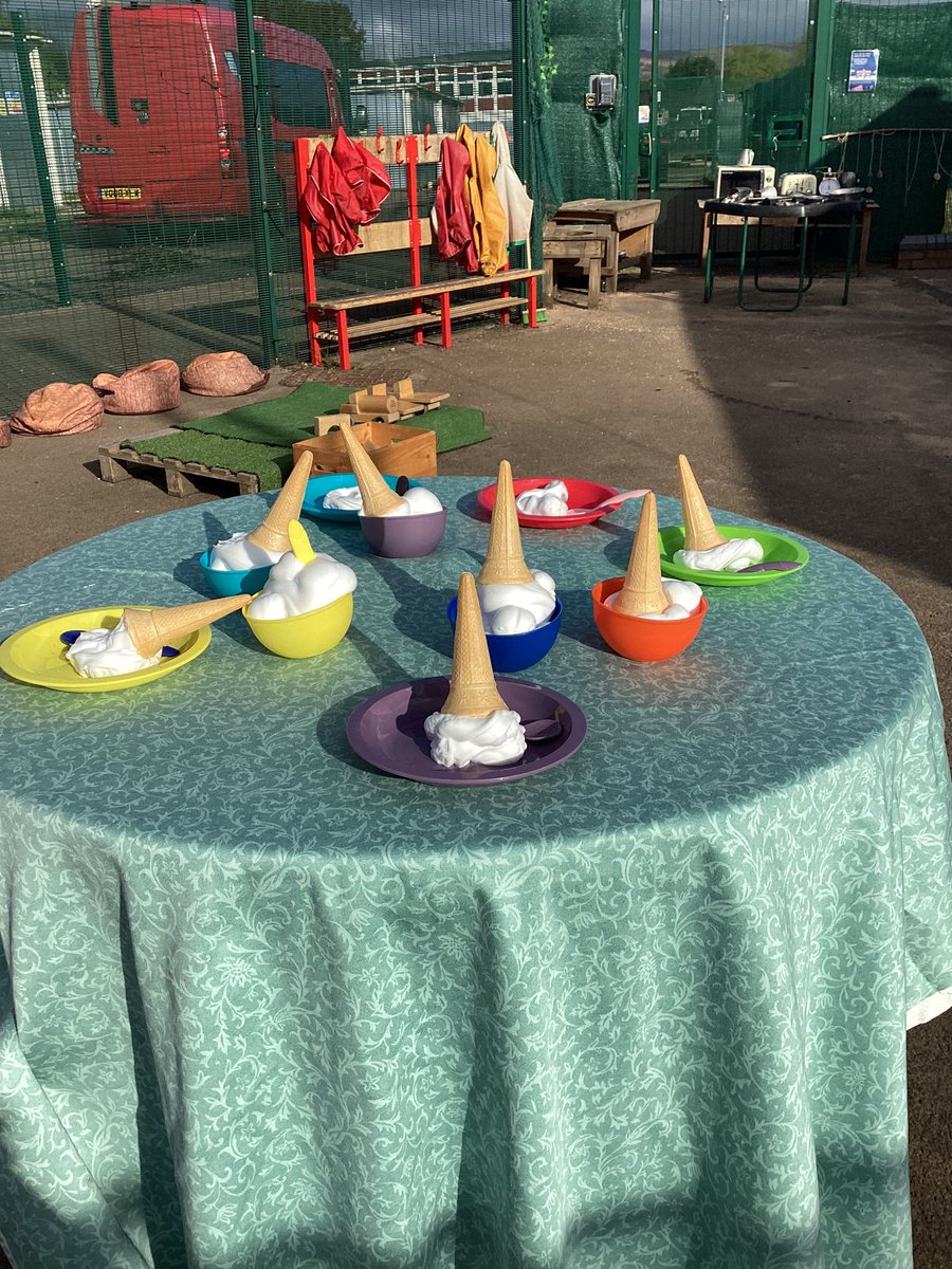 mbnursery15318's tweet photo. π¦βοΈ Step into our ice cream parlor! From scooping imaginary flavours to serving up smiles, we are dishing out fun in the sun. Role-playing posters teamwork, communication and sprinkles of imagination! Whoβs ready for a scoop? ππ¨ #OutdoorPlay #SweetFun @MBDeputyHead @MillbrookP https://t.co/RBVtQarlJb
