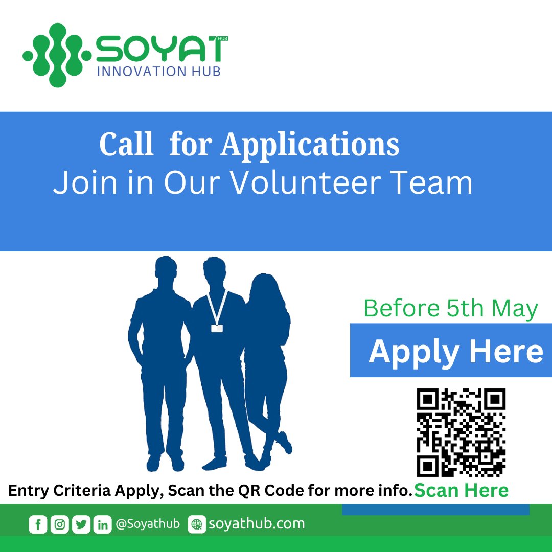 Join the Movement for Social Change! 🌟
Are you ready to make a difference in your community? Join us at SOYAT Hub as a volunteer and be part of our mission to accelerate social capital and technology for economic prosperity! 🚀
forms.gle/36f5JiUBTvnGqU…