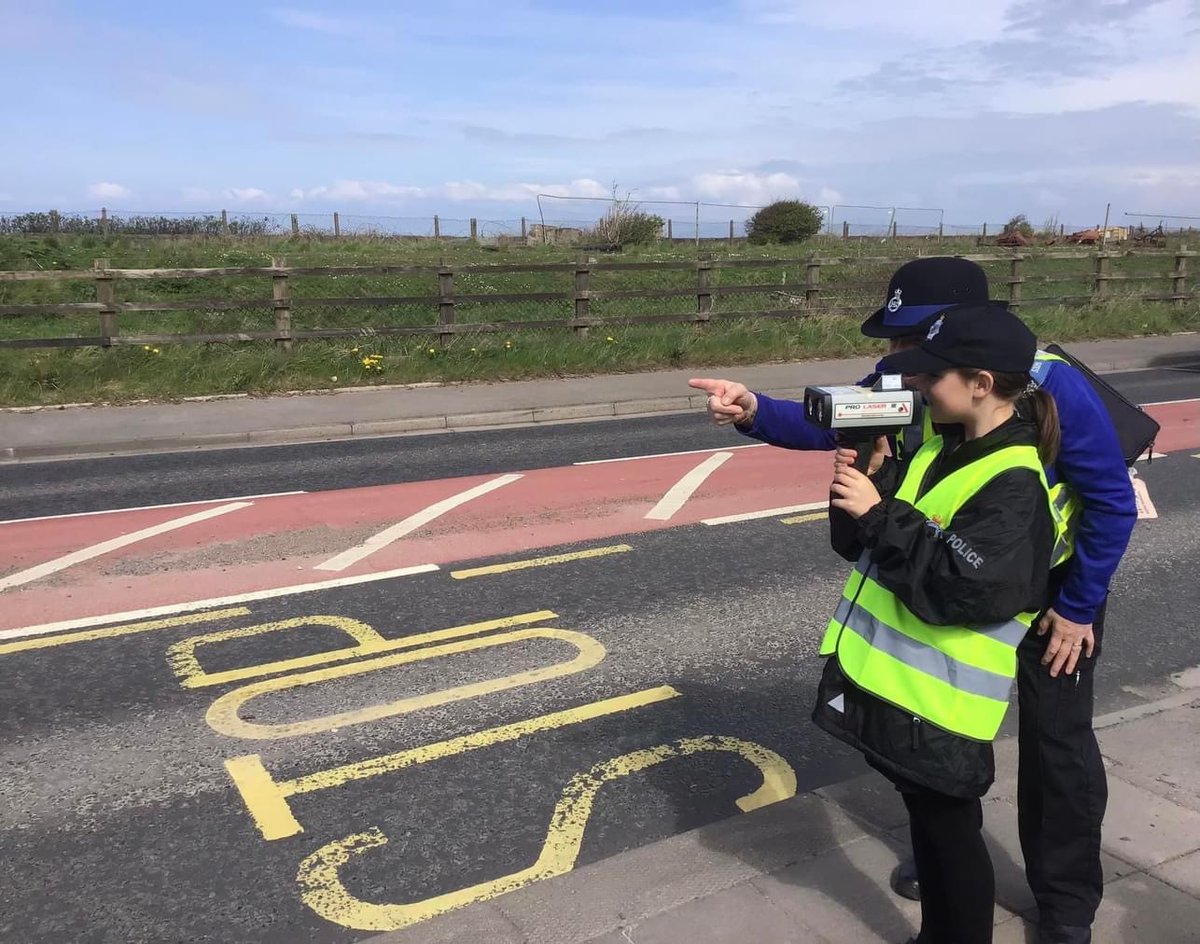 Allerdalepolice's tweet photo. Yesterday PCSO Harris attended Flimby School Mini Police where they learned how to use the speed gun.
Children operated the speed gun on the a596 outside the school and found that a number of vehicles were exceeding the 30mph speed limit.
#fatal5 #killyourspeed #AllerdaleNPT https://t.co/nLIPRspxqv