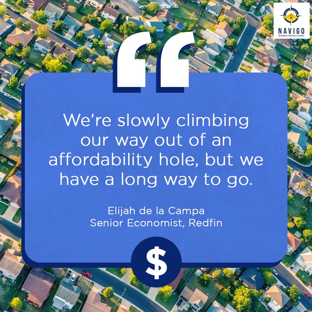 If you’re looking to move, you know affordability is tight right now. We’ve still got a long way to go. But if you want someone to keep you up to date on the latest, I can help.

#realestateadvice #housingmarketupdate