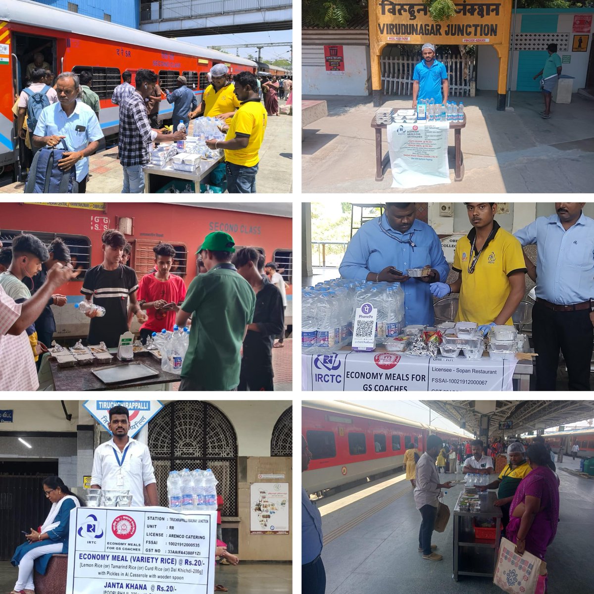 Southern Railway's new meal counters offer tasty and budget-friendly options for passengers on the go. Passengers enjoy affordable meals at the newly launched economy counters near general coaches.

#SouthernRailway #EconomyMeals #TravelEssentials