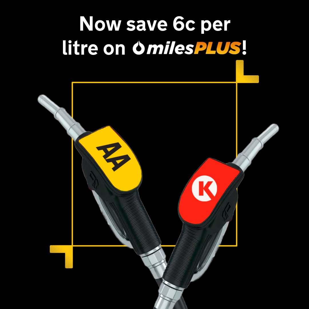 As an AA Customer you can now save 6c per litre every time you refuel using milesPLUS at @circlekireland stations nationwide*! Simply download the AA App here: aa.ie/download and scan your code at the Circle K checkout to avail of this offer ✨ *excluding Circle K…