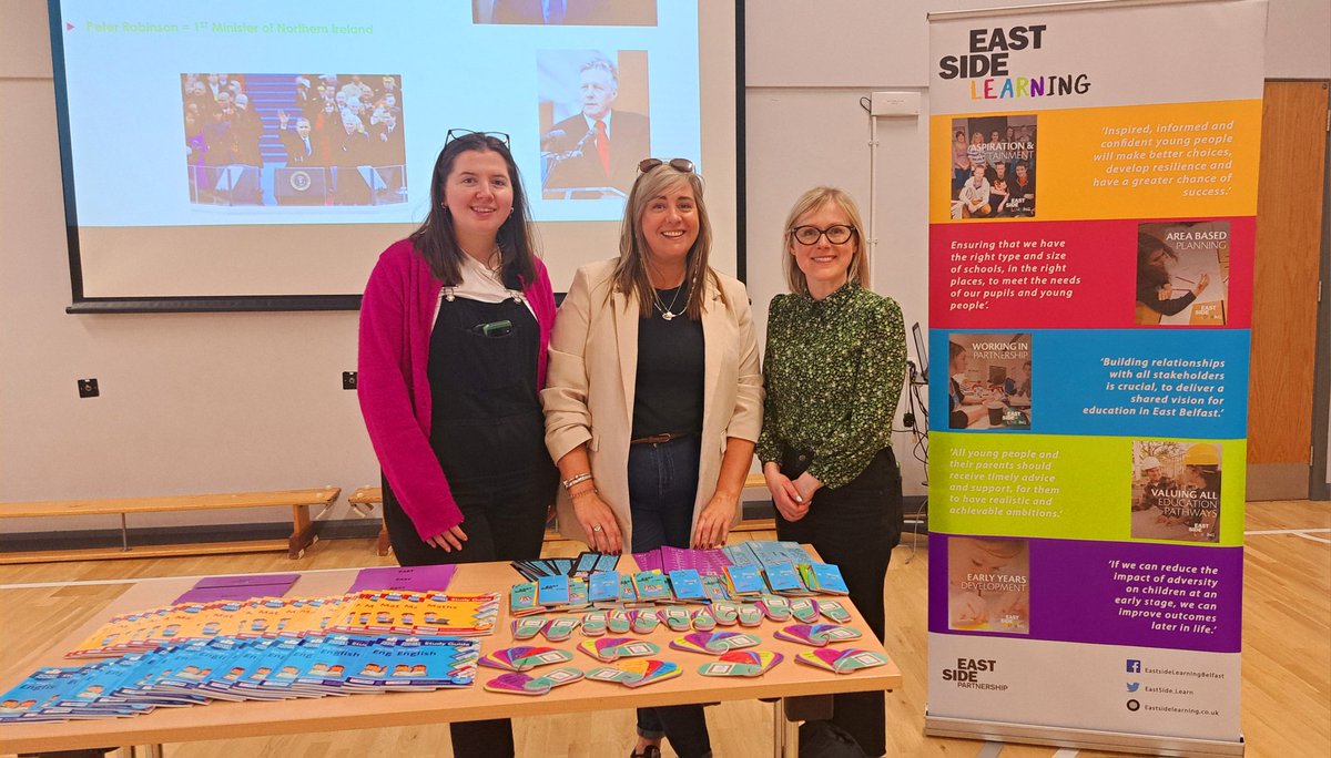 We were delighted to be invited along to the @VictoriaParkPS #CareerFayre this morning. We chatted to P6 & P7 pupils about the work we do to look after the Greenway and environmental careers in general 🌍🌳 Thanks to the @spacequb & @GroundswellCon team for joining us 👏