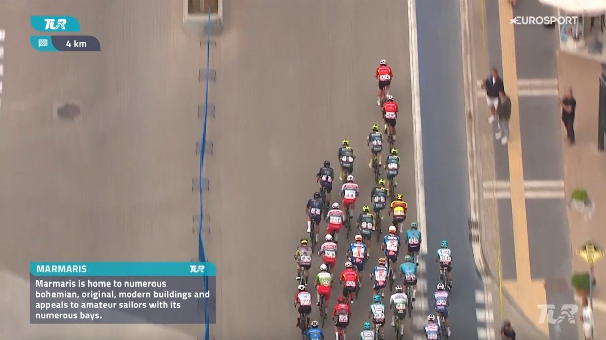 #TUR2024🇹🇷 With 4⃣km to go it looks as if it will come down to a sprint and we are sitting in a nice position towards the front. Come on boys! 🤞