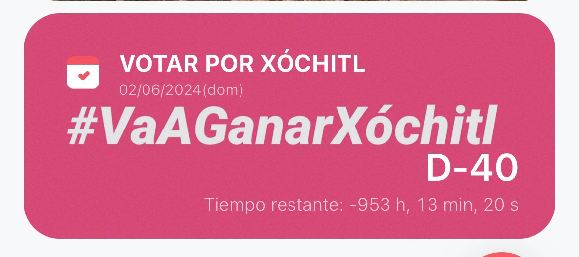 ¡Buenos días!!!

Solo faltan 40 días para salir TODOS a votar y defender a México de éste #NarcoDictatorialSatánicoCorrupto gobierno. 💖👊🏻

#VaAGanarXóchitl