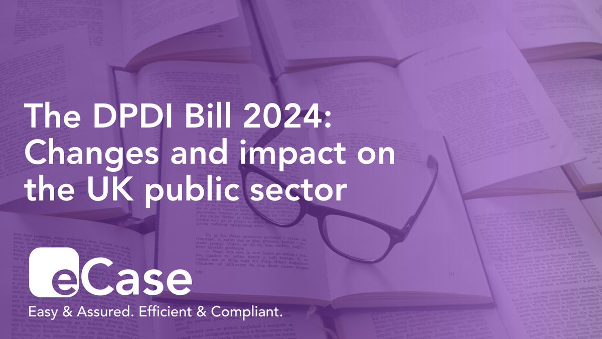 What changes might the #DPDIBill have in store for #DataProtection #InfoGov professionals? Join us 12pm, Thurs 9th May & hear the views of experts @IbrahimH_Lawyer @LynnFOI @jonbainesdata
Register ecase.co.uk/events/